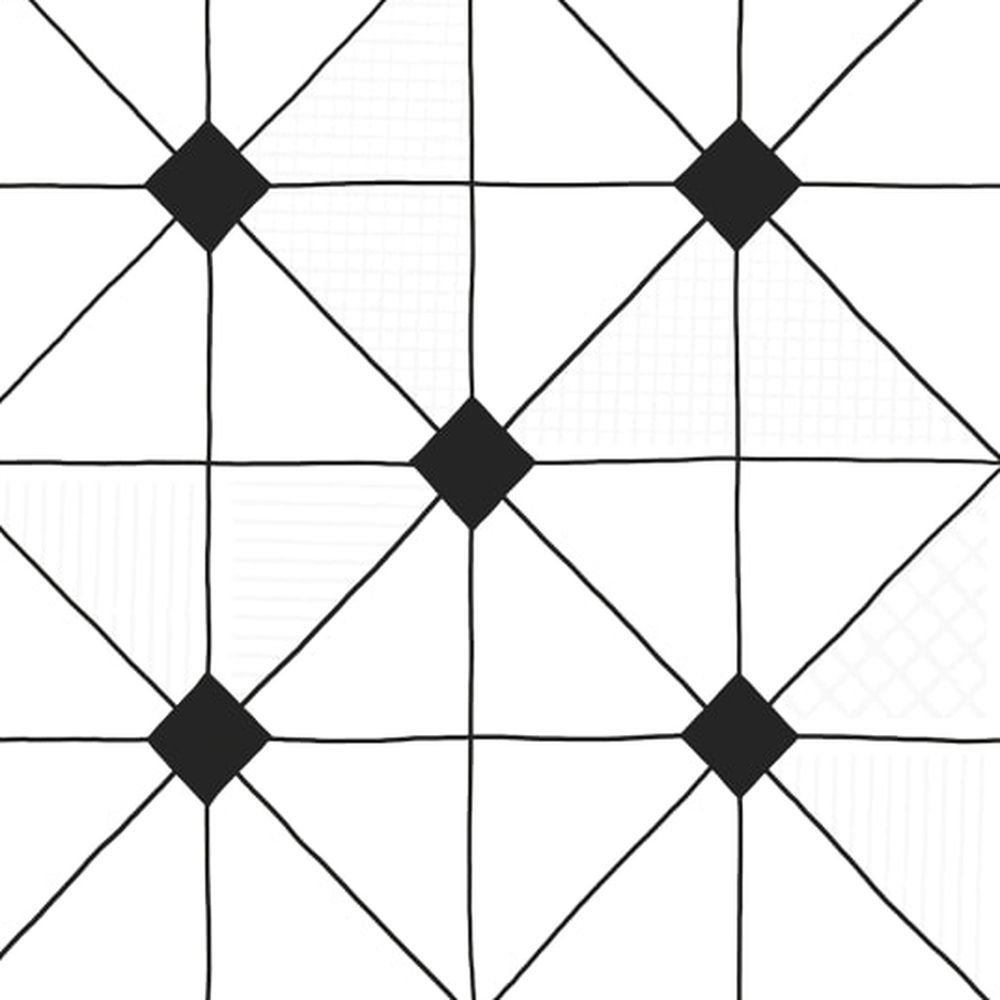 Декор LB Домино геометрия белая (6032-0434) 30х30х7мм (15шт/уп/1,35м2/64,8м2/48упак)