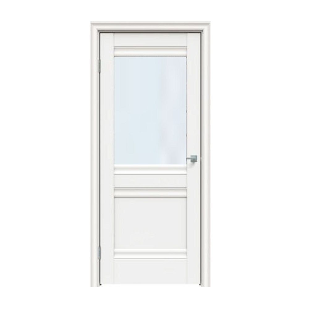 Дверное полотно L12 ПВХ Сатин Белый 700мм