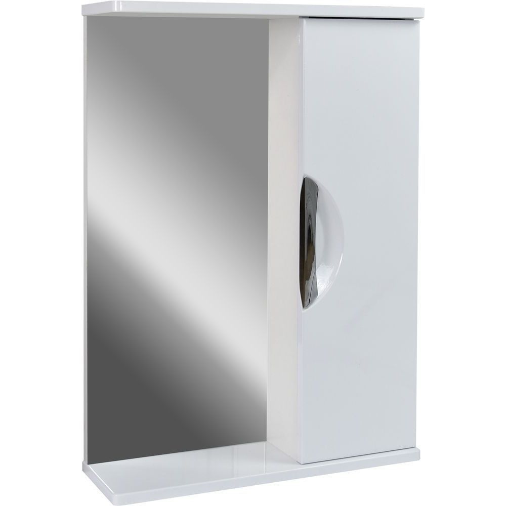 Зеркало "Афина 60" (DORATIZ) шкафчик белый 600х170х700 (2711.670)