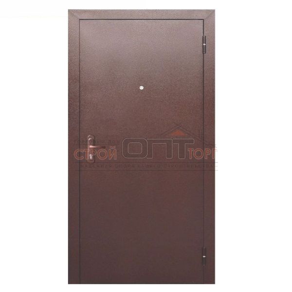 Дверь металл Стройгост 5 РФ Рустикальный дуб 860х2060 правая