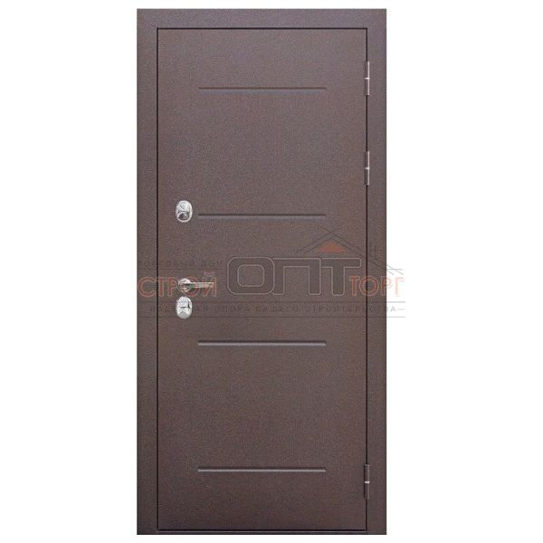 Дверь металл ISOTERMA Астана милки 960х2060 левая