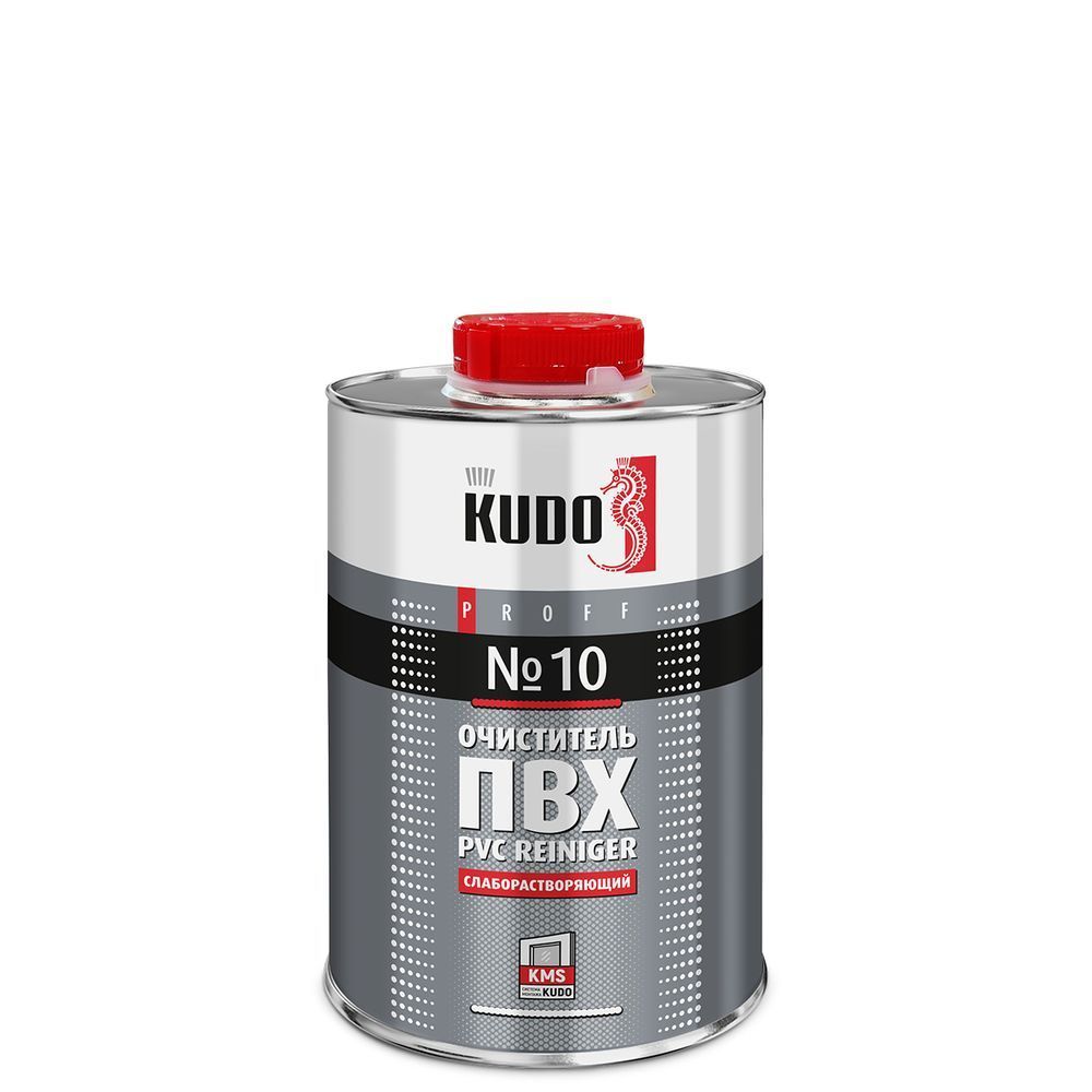 Очиститель для ПВХ №10 слаборастворяющий 1000мл (12шт) KUDO SMC-010