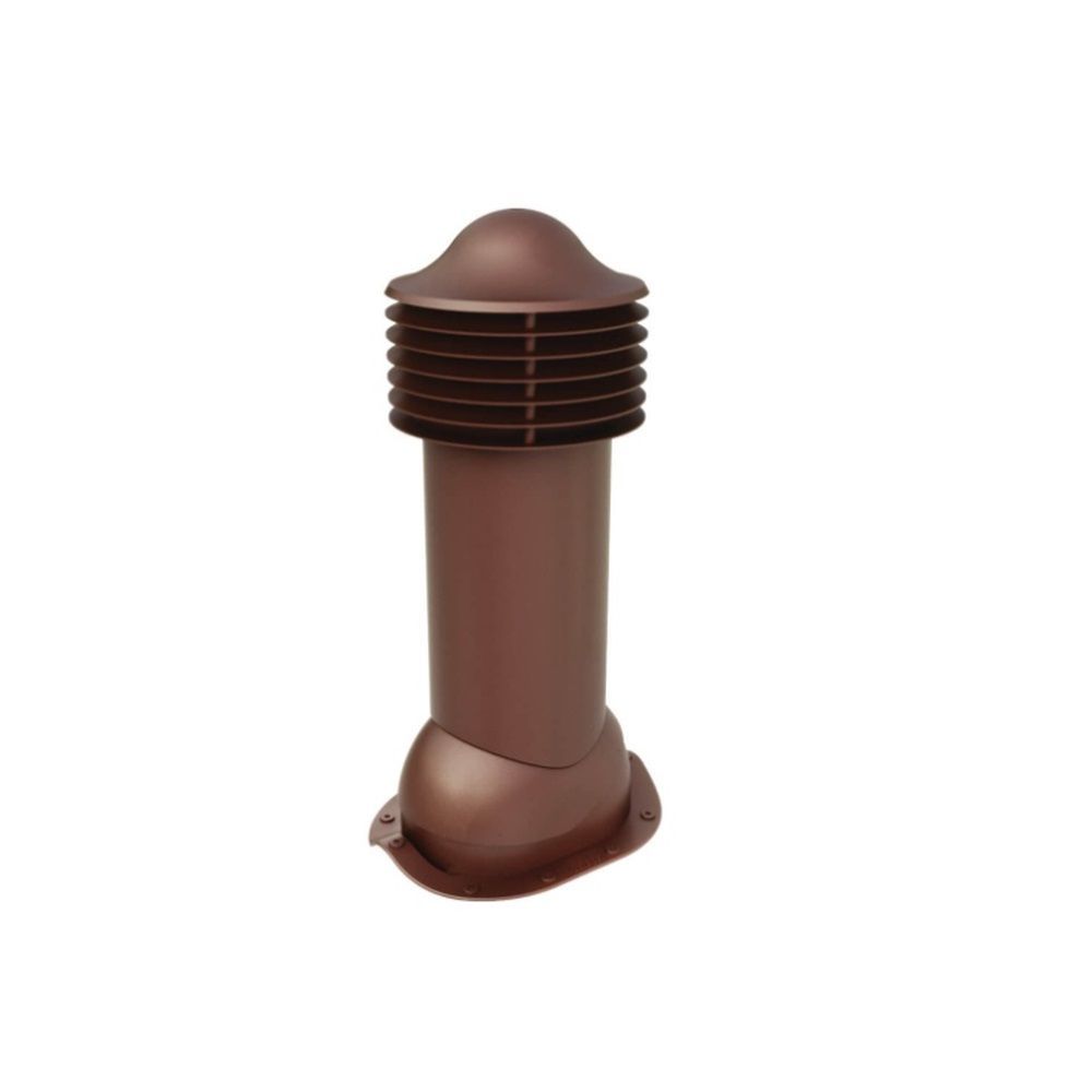 Труба вентиляционная Viotto, для металлочерепицы, d-125мм,утепленная RAL 8017 (с колпаком)