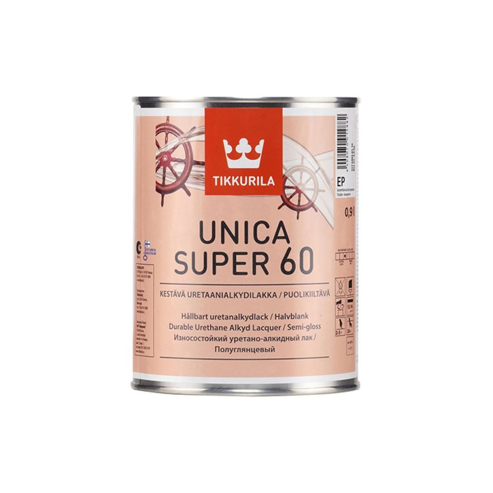 Лак универсальный UNICA SUPER 60 EP п/гл 0,9л (3шт)