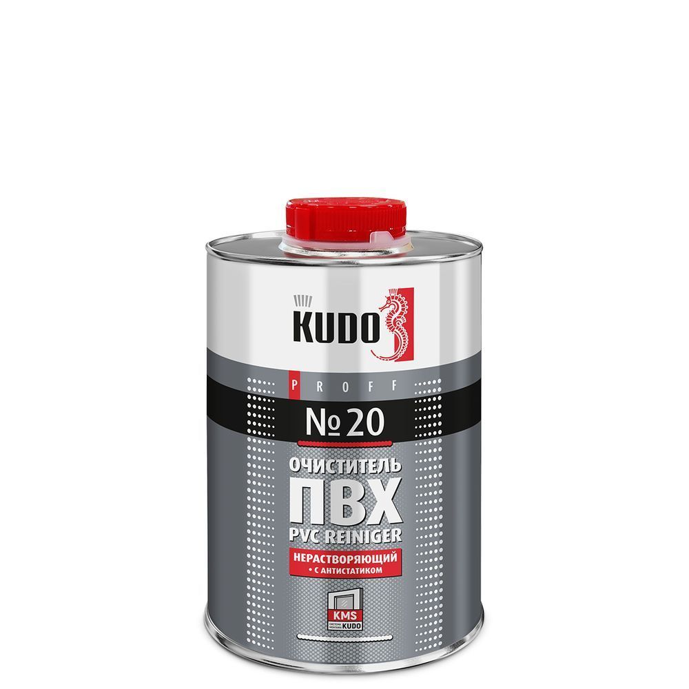 Очиститель для ПВХ №20 с антистатиком нерастворяющий 1000мл (12шт) KUDO SMC-020