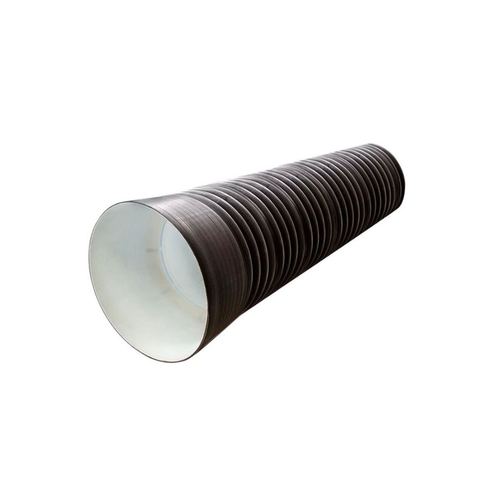 Труба канализационная ПП гофрированная SN6 500/427 6м (черная)