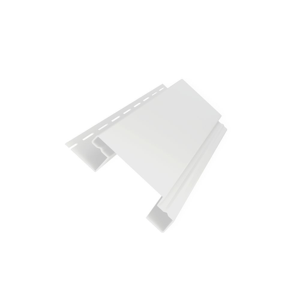 Планка (наличник) наборная для составного угла Белая 3,0 м GL Я-Фасад (под заказ)