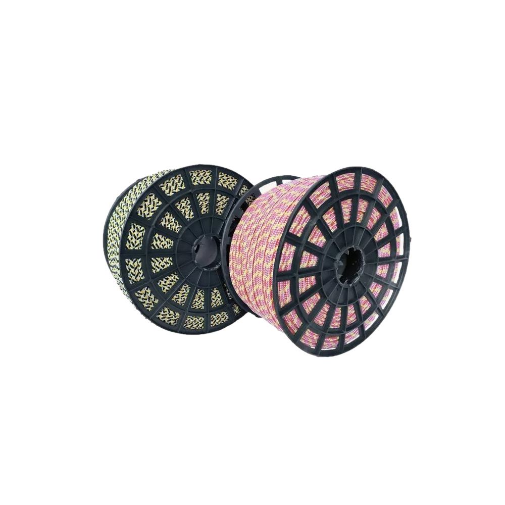 Шнур плетеный ПП 24-ех прядный  8 мм цветной (200 м)