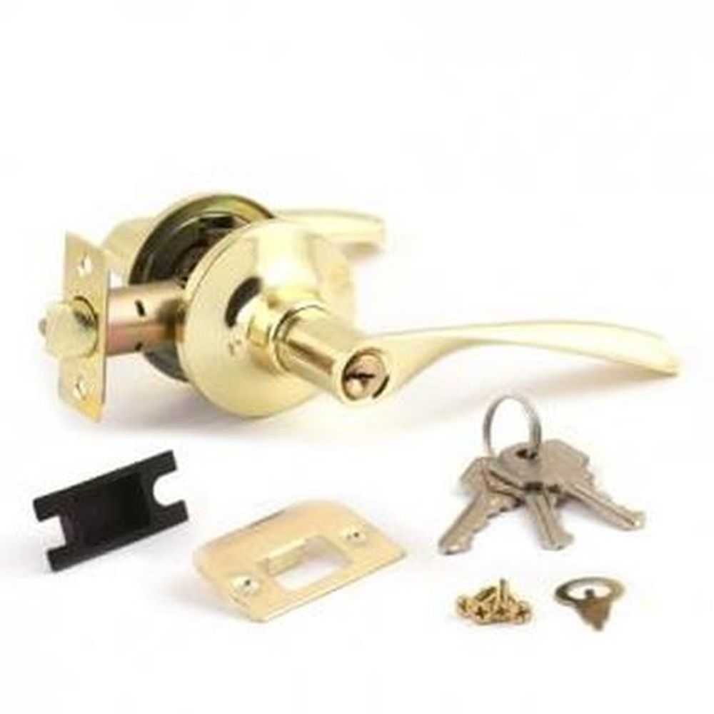 Ручка-защёлка Avers 8023-01-G(золото) с ключом