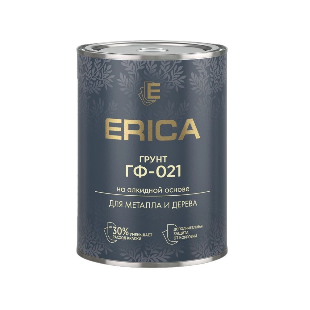 Грунт ГФ-021 КРАСНО-КОРИЧНЕВЫЙ  0,8 кг (14шт)  Erica