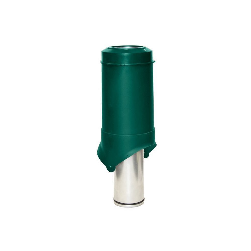 Выход вентиляции KROVENT Pipe-VT 125is зеленый (Распродажа)