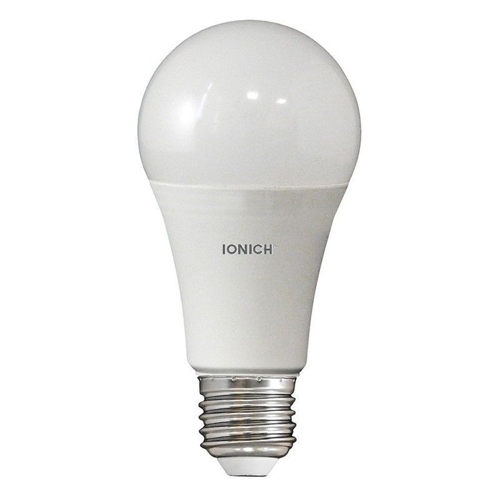 Лампа светодиодная 15Вт груша 2700К тепл.белый свет LED 27 А60 230В IONICH 1622 (10/100 шт)