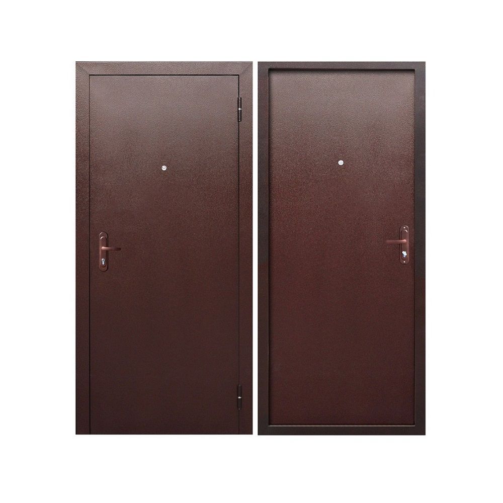 Дверь металл Стройгост 5 РФ Металл/Металл 960х2060 правая