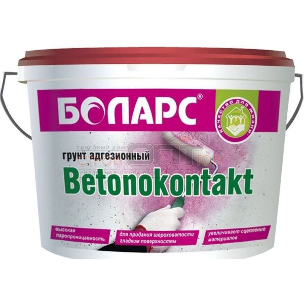 Грунт БОЛАРС Бетоноконтакт фр.0,3мм,30 кг(12/подд)