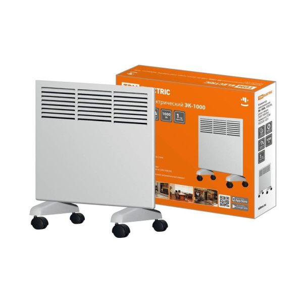 Конвектор электрический ЭК-1000, 1000 Вт, регул.мощн.(500/1000 Вт),термостат TDM, SQ2520-1201