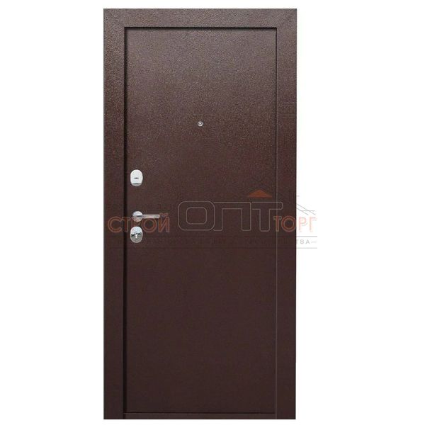 Дверь металл Гарда 6см Венге 960х2060 правая
