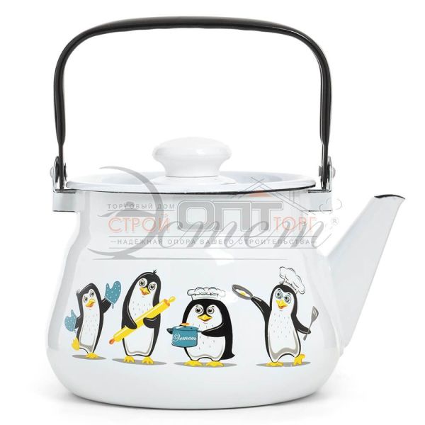 Чайник 2,5л "Пингвины"  (вл.6)  арт.ЭТ-72813